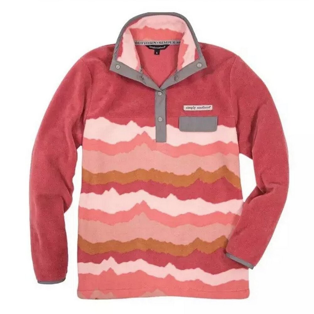 Simply Southern Fleece Dessert Mountain Pullover